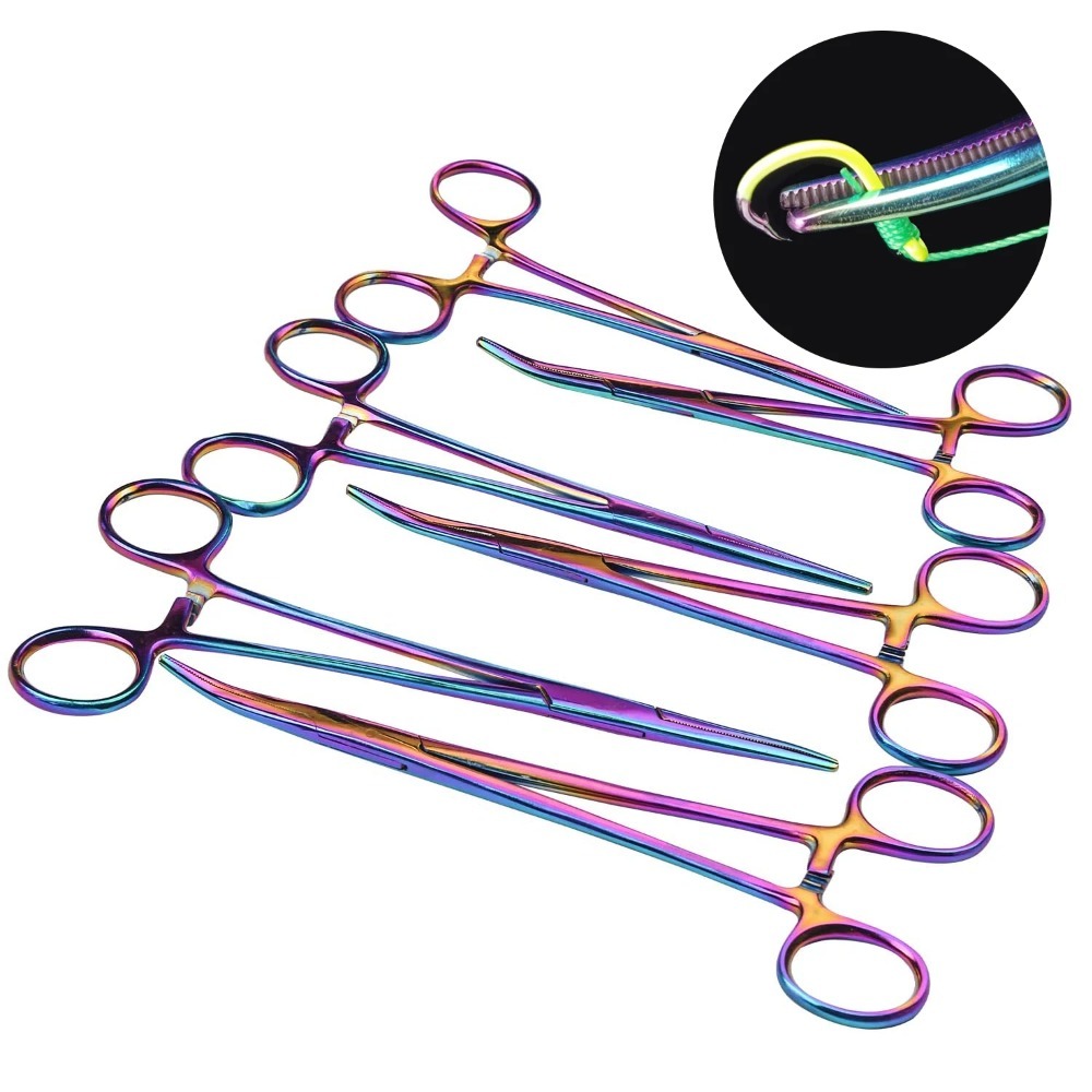 Fishing Hook Stainless Steel - Profesjonalne szczypce wędkarskie z ząbkowanymi ostrzami