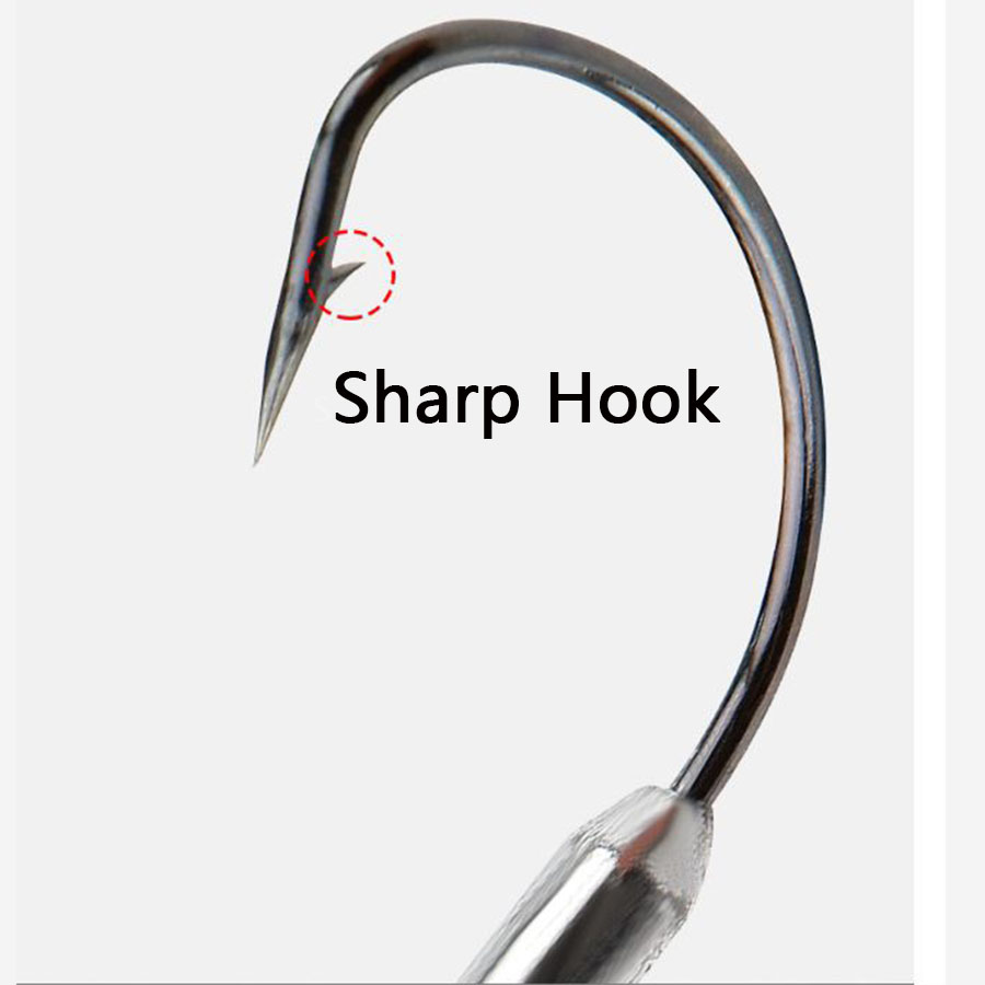 5 szt. Miękkich przynęt typu r – Fishing Hook Offset recenzja i cena