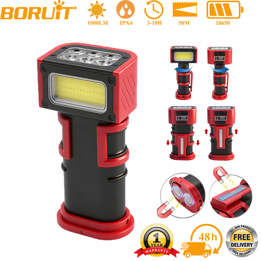 BORUiT COB LED Lampa Robocza 1 – Fishing Hook recenzja i cena