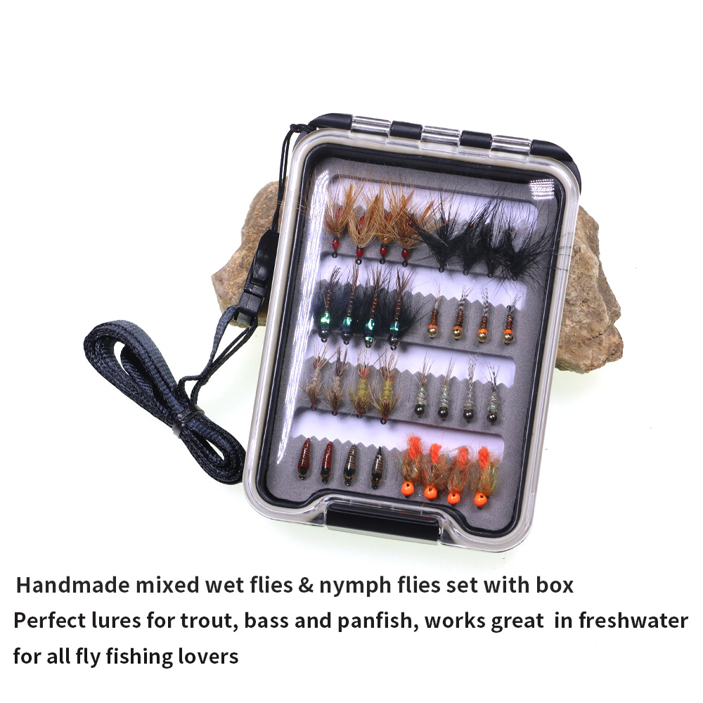 Zestaw 32 Sztuk Much Nimfowych – Fishing Hook Barbless recenzja i cena