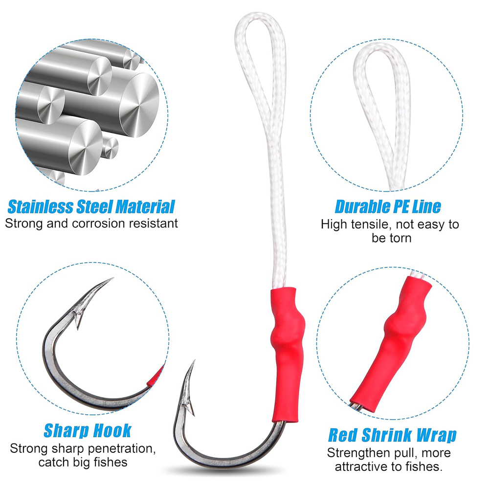 5 szt. 1/0-10/0 Haki wędkarski – Fishing Hook Offset recenzja i cena