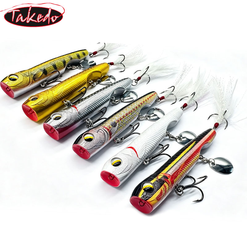 TAKEDO 10G Top Water Popper Pr – Fishing Hook Treble recenzja i cena