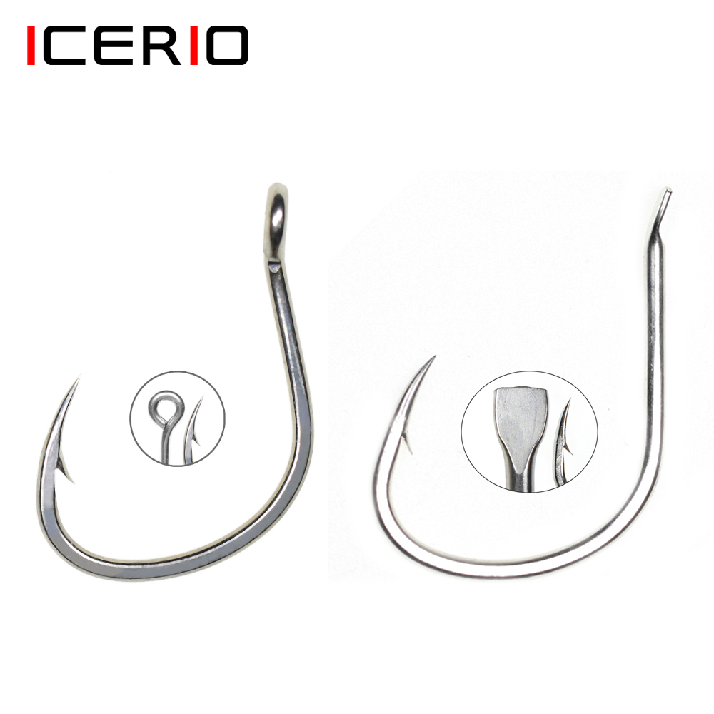 ICERIO 10 sztuk matowa powłoka – Fishing Hook Circle recenzja i cena