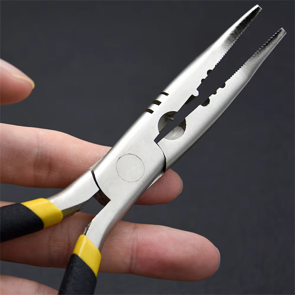 1 szt. Szczypce wędkarskie ze  – Fishing Hook Sharpener recenzja i cena